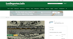 Desktop Screenshot of los-deportes.info